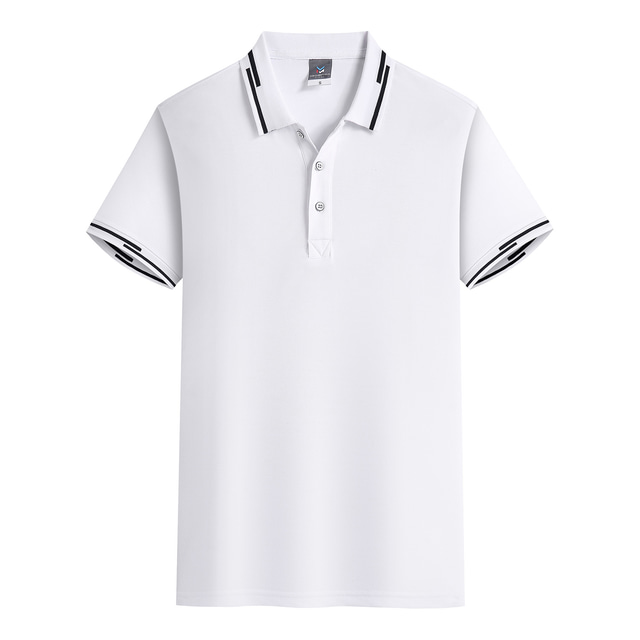  Men's T shirt Polo Shirt Golf Shirt Short Sleeve Tee Tshirt Top Outdoor Breathable Quick Dry Lightweight Soft Cotton Black Green Royal Blue Camping / Hiking Hunting Fishing