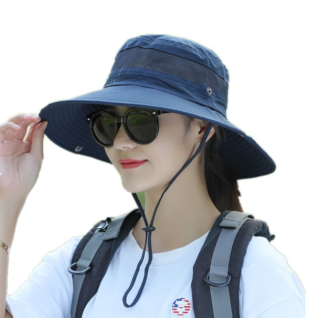  Ενηλίκων Καπέλο ηλιοπροστασίας Καπέλο Μπάκετ Συσκευασία Γρήγορο Στέγνωμα Αναπνέει Άνοιξη Καλοκαίρι Βαμβάκι Καπέλο για Ψάρεμα Κατασκήνωση & Πεζοπορία