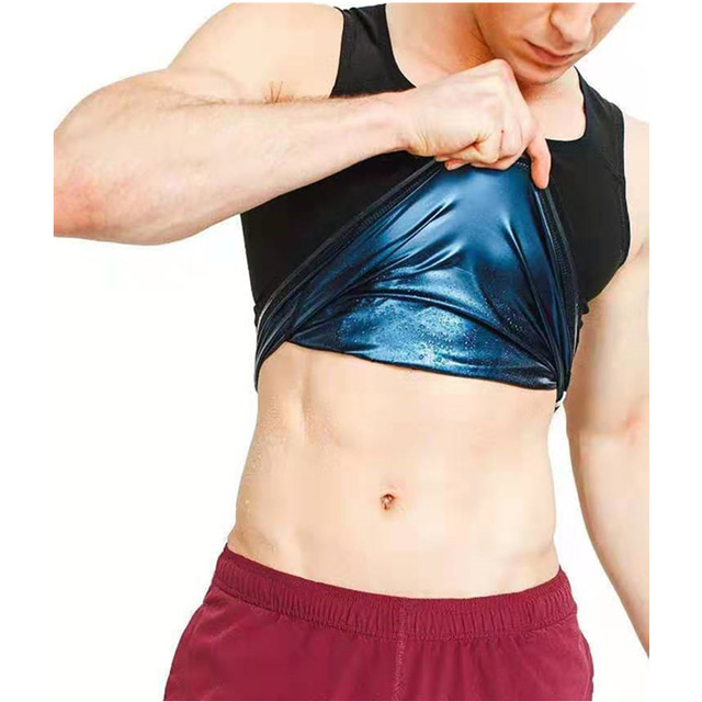  Vestă de pulover Sweat Shaper Vesta sauna Sport Yoga Fitness Gimnastică antrenament Non Toxic Durabil Controlul abdomenului Pierdere în greutate Arzător de grăsime de burtă Pentru Bărbați Talie
