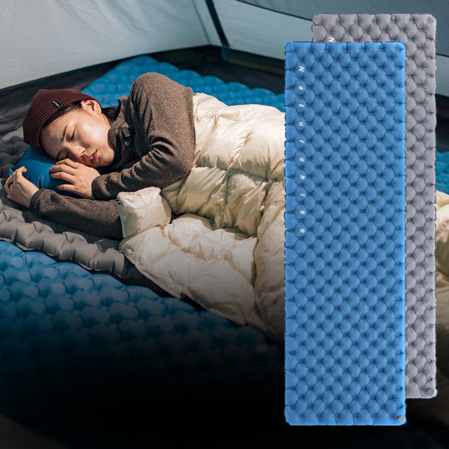  Naturehike Sleeping Pad Inflatable Sleeping Pad Air Pad Outdoor Camping Waterproof Multi layer Ultra Light (UL) Moistureproof TPU Nylon 195*62*8 cm for 1 person Camping / Hiking Outdoor All Seasons