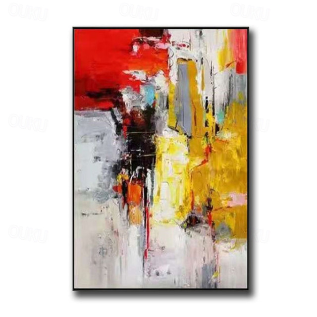  Oil Painting Handmade Hand Painted Wall Art Modern Abstract Home Decoration Decor Stretched Frame Ready to Hang