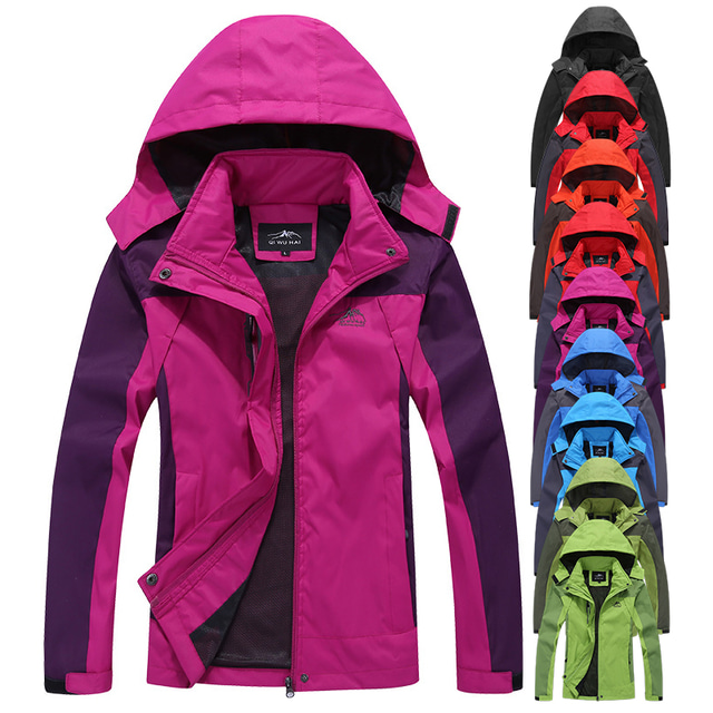  женская непромокаемая куртка-ветровка для девочек ветровка на молнии дышащее пальто верхняя легкая уличная куртка с капюшоном верхняя одежда для пеших прогулок путешествия на велосипеде