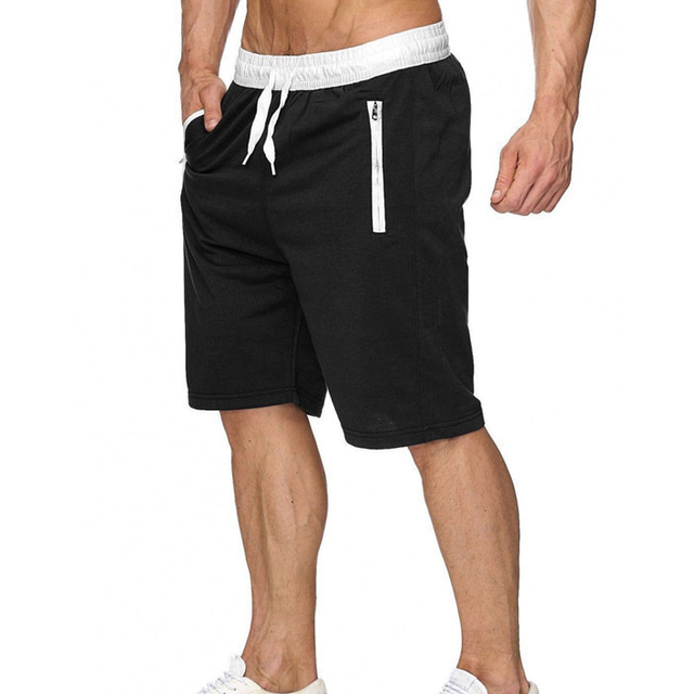  בגדי ריקוד גברים מכנסי טרנינג מכנסיים קצרים מכנסי גלישה עם כיסים שרוך שחייה גלישה חוף ספורט מים אחיד קיץ / בגד ים / סטרצ'י (נמתח)