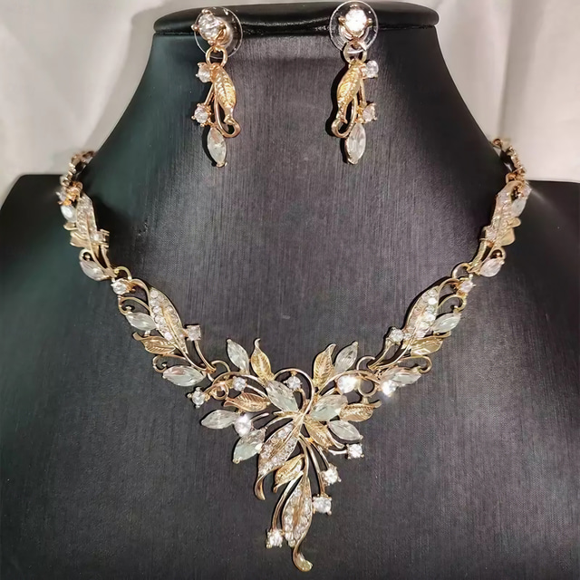  Parure de Bijoux For Femme Soirée Festival Alliage