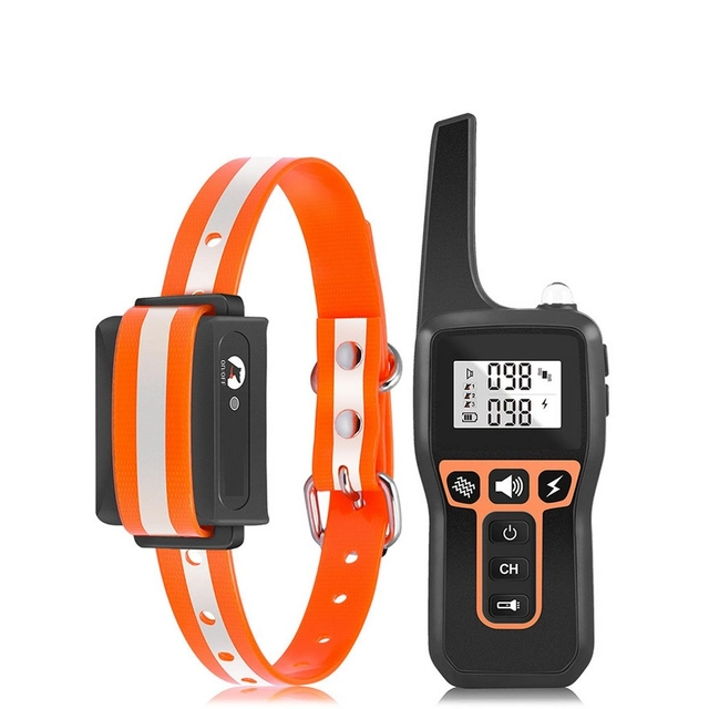 1000m Electric Dog Training Collar Light Waterproof Rechargeable Pet ...