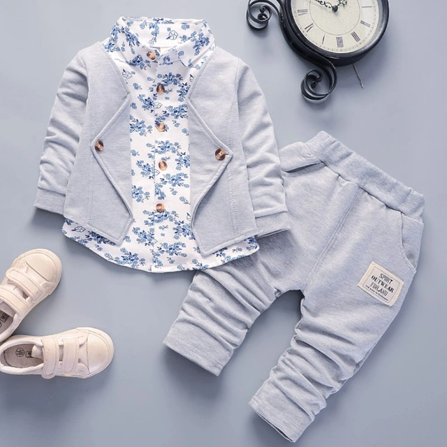 2 Pieces Ring Bearer Suit Boys Kids Suit Formal Suit Clothing Set ...