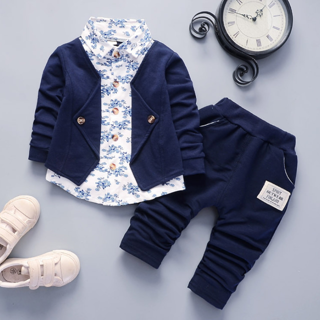 2 Pieces Ring Bearer Suit Boys Kids Suit Formal Suit Clothing Set ...