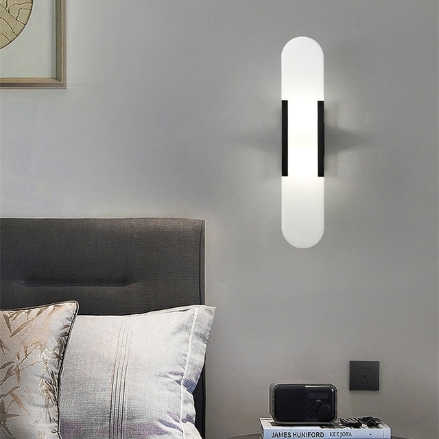  Wandlamp led moderne creatieve marmeren woonkamer persoonlijkheid slaapkamer nachtkastje hotel villa studie gangpad led wandlamp