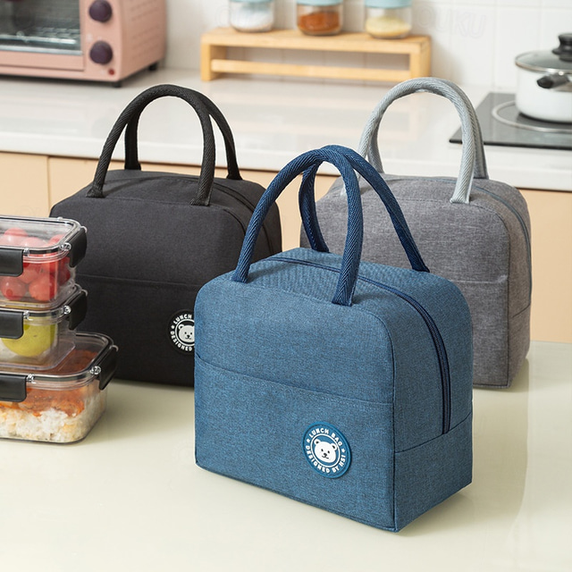  sacs à lunch pour femmes sac isotherme isotherme portable fourre-tout à lunch pour adultes boîtes à lunch conteneurs de préparation de repas réutilisables sac robuste pour le travail pique-nique