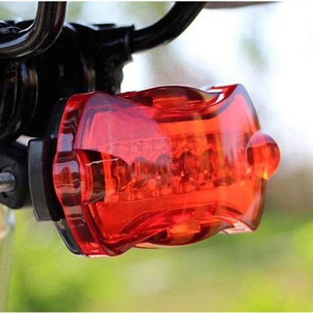  LED פנסי אופניים פנס אחורי לאופניים אורות בטיחות רכיבת הרים אופנייים רכיבת אופניים עמיד במים נייד סוללה רכיבה על אופניים - MOON / IPX-4