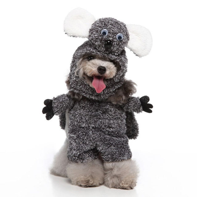  hondenkostuum voor halloween, carnaval cosplay huisdierproducten panda sta op grappige hondenkleding sta op panda-stijl aankleden huisdier panda