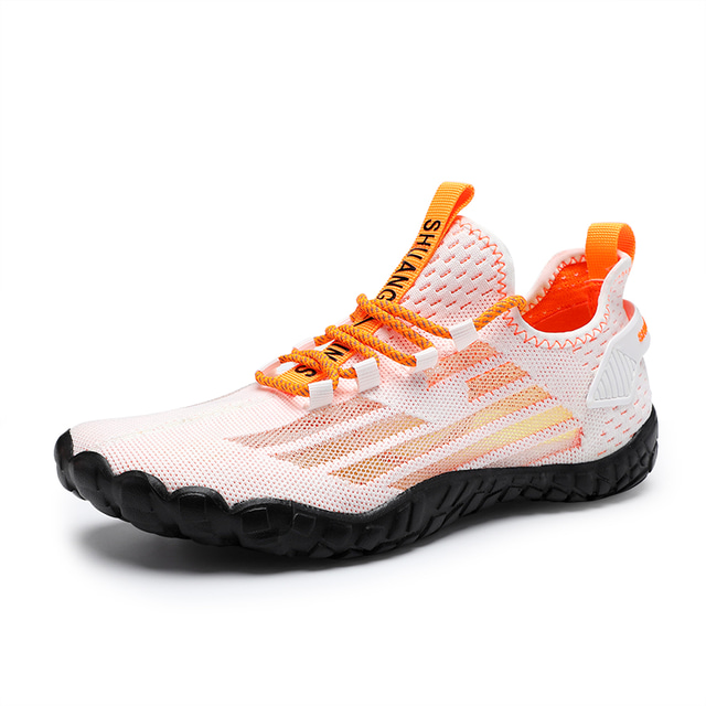  Unisex Hiking Shoes Water Shoes Barefoot Shoes Sneakers Shock Absorption Breathable Lightweight Comfortable Surfing Climbing Boating Breathable Mesh Summer Black / Orange Orange White Green Black