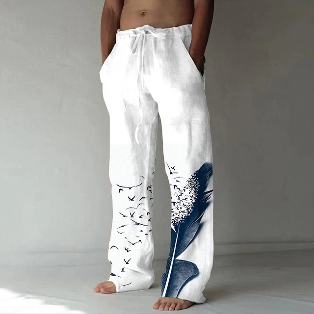 Pantalon Sarouel Homme Onsoyours - Tissu Léger En Coton - Taille élastique Avec Cordon - Style Baggy Décontracté Pour L'été, Yoga, Vacances Pantalon Sarouel Homme Onsoyours - Tissu Léger En Coton - Taille élastique Avec Cordon - Style Baggy Décontracté Pour L'été, Yoga, Vacances