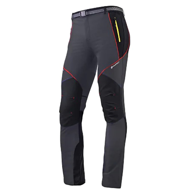  Nuckily Men's Cycling Pants Bike Pants / Trousers Bottoms Mountain Bike MTB Sports Patchwork Black Grey Waterproof Warm Quick Dry Clothing Apparel Bike Wear / Micro-elastic