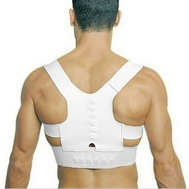 Corrector de postura magnética para espalda, banda de cinturón, efecto de sensación, soporte de terapia magnética