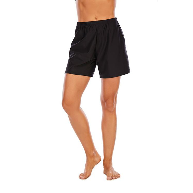  Women's Swim Trunks Swim Shorts Breathable Quick Dry Lightweight Board Shorts Bottoms Swimming Beach Water Sports Solid Colored Summer