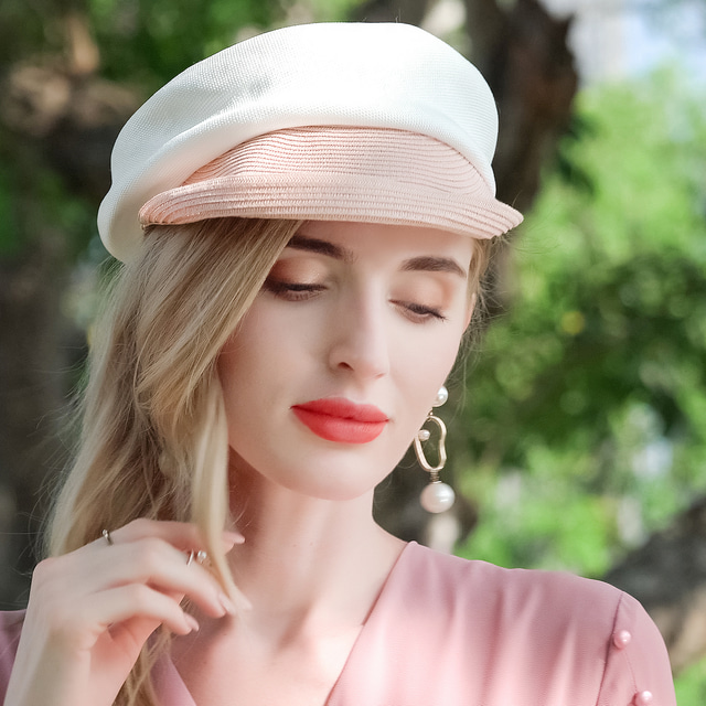  sombreros de poliéster con bloque de color 1pc tocado casual