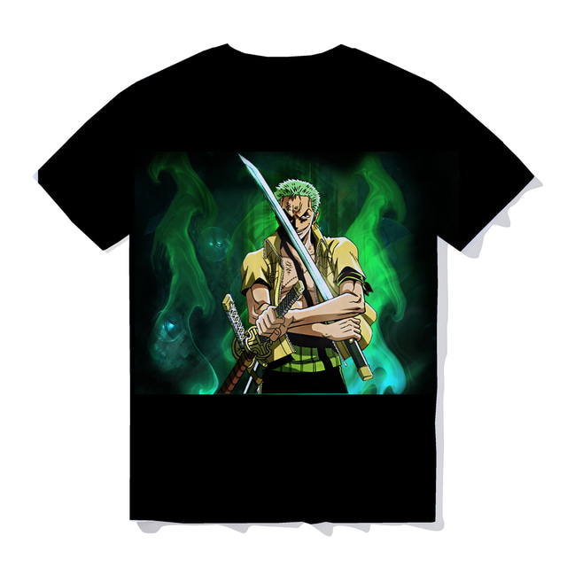  One Piece Roronoa Zoro Trička Animák Manga Anime 3D Harajuku Grafika Kawaii Pro Pro páry Pánské Dámské Dospělé Zpátky do školy 3D tisk