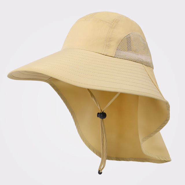  Ανδρικά Γυναικεία Καπέλο ηλιοπροστασίας Καπέλο αλιείας Pălărie de Drumeție Καπέλο Boonie Ευρεία γωνία με λαιμόκοψη Καλοκαίρι Εξωτερική Προστασία από τον ήλιο UV Αναπνέει Γρήγορο Στέγνωμα Ελαφρύ Καπέλο