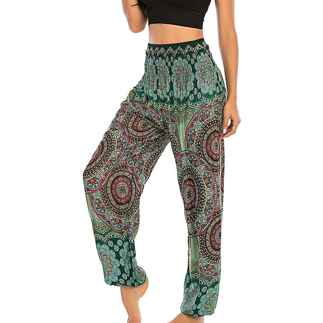 Pantalon de Yoga ample pour femmes,Leggings de sport,taille haute