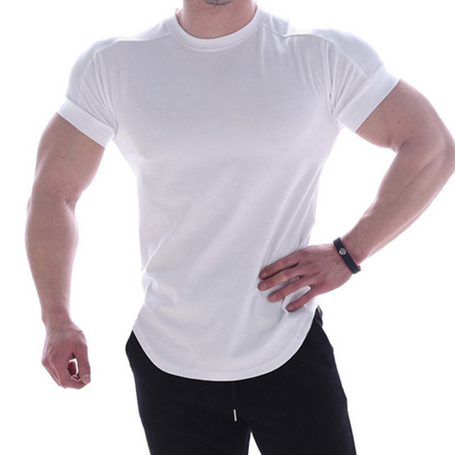  Fitness tide marca mallas camiseta deportiva para hombres ropa de secado rápido verano correr cuello redondo ropa de entrenamiento de baloncesto mangas cortas elásticas