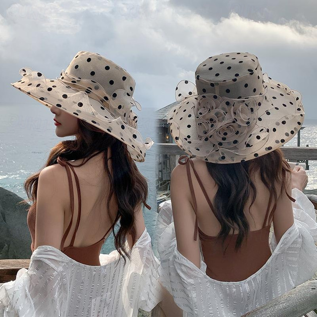  Cappelli cappello da sole in tulle vacanza tea party Kentucky Melbourne Cup cocktail stile fiore carino con applicazioni MiniSpot copricapo accessori per capelli abito per impressionare