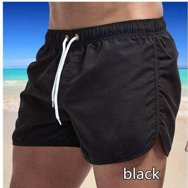  2022 beach shorts men's cross-border foreign trade shorts men's big pants outer wear pants men's big shorts men's solid color pants