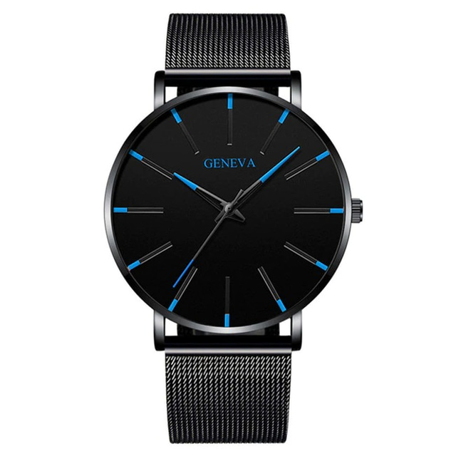  Quartz hodinky dárek pro muže minimalistické ultra tenké nerezové hodinky stylové pánské hodinky business casual quartz hodinky