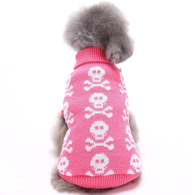  Sweater Puppy Clothes Jumper Keep Warm Winter Warm Dog Clothing for Husky Labrador Golden Retriever Bulldog Shiba Inu
