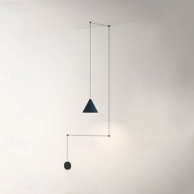  2-Light 20 cm Single Design Island Design Pendant Light Metal Painted Finishes Modern Nordic Style 85-265V