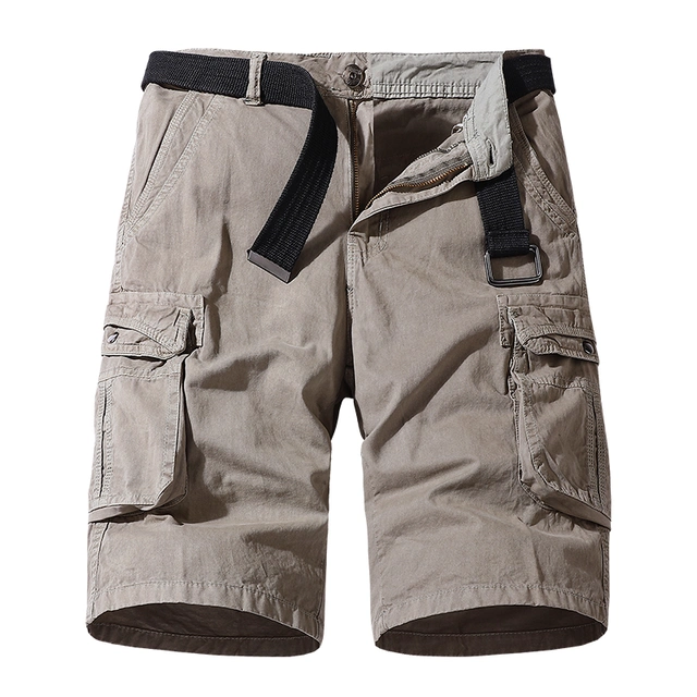 Short Cargo REI Homme Taille M Gris Nylon UPF 50+ Ceinturé Pour Randonnée