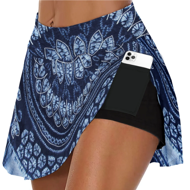 21Grams® Women's Athletic Skorts Running Skirt 2 in 1 Running Shorts ...