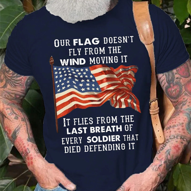  Veteránok Napja Férfi Patriot Patrióta Veterán Grafikai Betűs Póló Casu Stílusú Pamut Rövid Ujjú Grafikai Póló Fekete Kék Szürke Kényelmes Póló Utca Kölni Divat Tervező