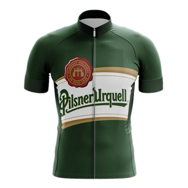  Herre Sykkeltrøyer Kortermet Sykkel Jersey Topper med 3 baklommer Fjellsykling Veisykling Pustende Hurtigtørkende Fukttransport Refleksbånd Rød Blå Lilla Fargeblokk Polyester sport Klær