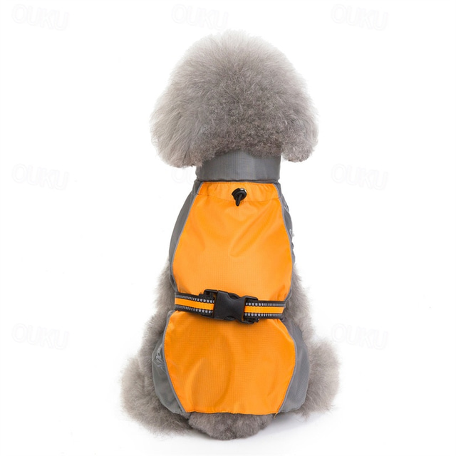  Hund Katt Regnjacka Mode Fritid Vattentät Mjuk Tvättbar Bekväm Utomhus Fest Vardag Ledigt / vardag Festival Hundkläder for Bulldogg Shiba Inu Pudel Small Medium