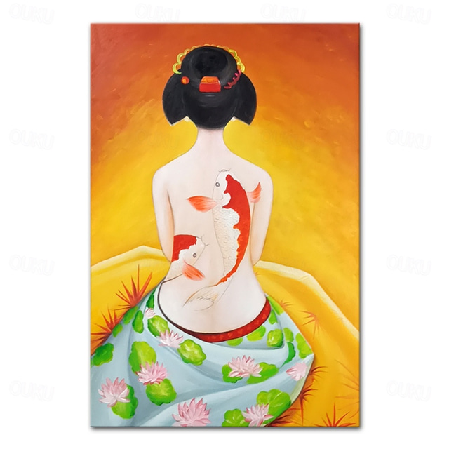  mintura pictură în ulei de femeie goală realizată manual pe pânză, decorare artistică de perete, imagine abstractă modernă pentru decor interior, pictură rulată fără rame, neîntinsă