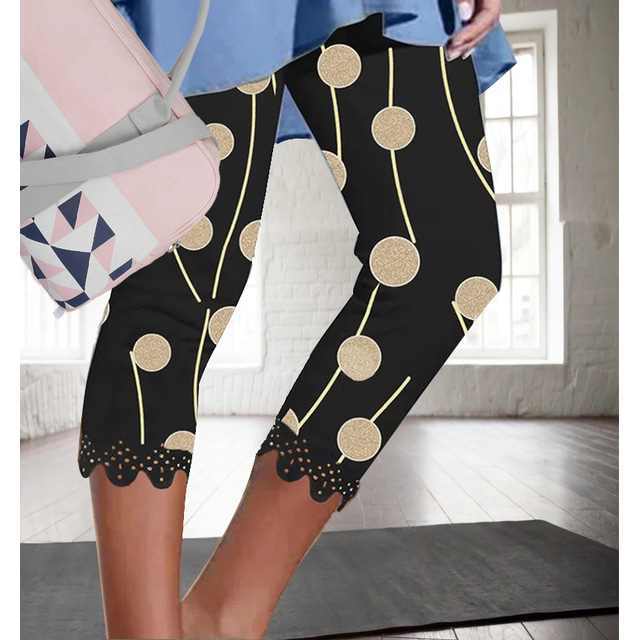  kvinders leggings træningsbukser bølgekant høj talje underdel mavekontrol numseløft hurtigtørrende sort yoga fitness gym træning sport aktivt tøj stretchy fugttransporterende