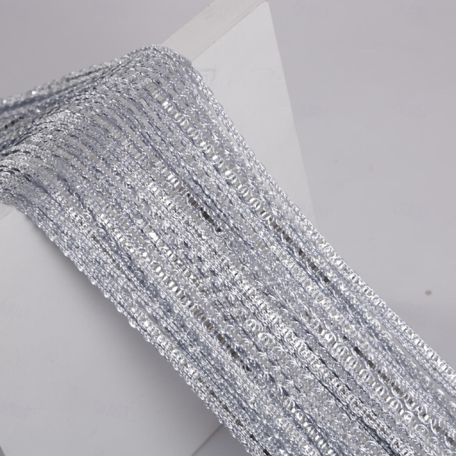  String Curtains Sparkle Door Curtain Fly Curtain Rod Pocket,Curtains Panel Divider Window Door Fly Screen for Door Wall and Window Decoration,100*200cm