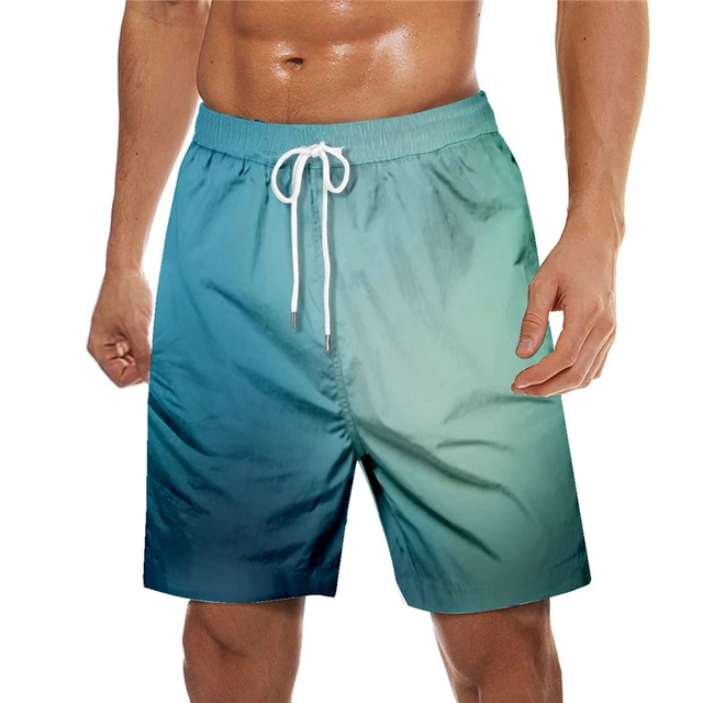 Herren Badeshorts - Schnelltrocknend & Verstellbarer Kordelzug