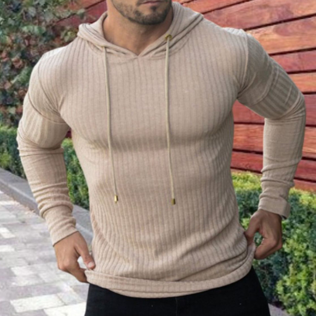  Per uomo Felpa con cappuccio Nero Blu Viola Cammello Con cappuccio Tinta unica Lacci Sportivo Abbigliamento di strada Fantastico Informale Grande e alto Inverno Autunno Abbigliamento Felpe con