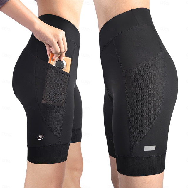  Zręcznie Damskie Szorty rowerowe Spodenki rowerowe Szorty rowerowe z wkładką Rower Szorty Ubrania uciskowe Krój typu Race Fit Kolarstwo górskie Kolarstwie szosowym Sport Kolarstwo Pasek / Lycra