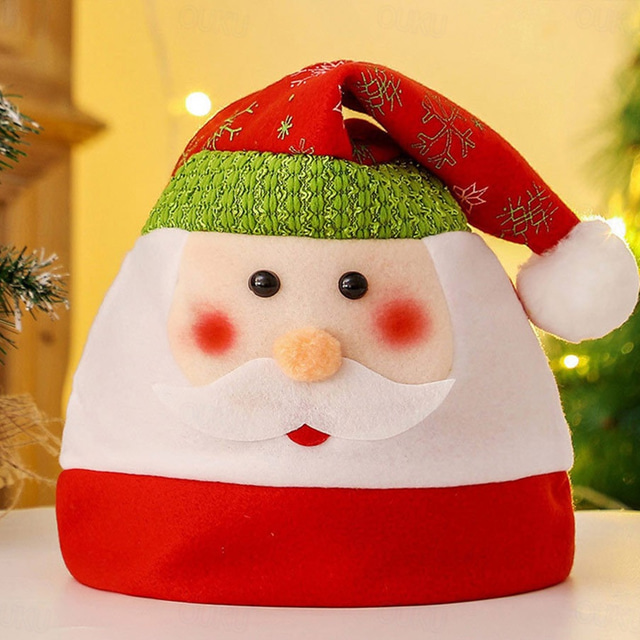  Santa Claus Hat Christmas Hat Unisex Christmas Masquerade Christmas Eve Cute Hat