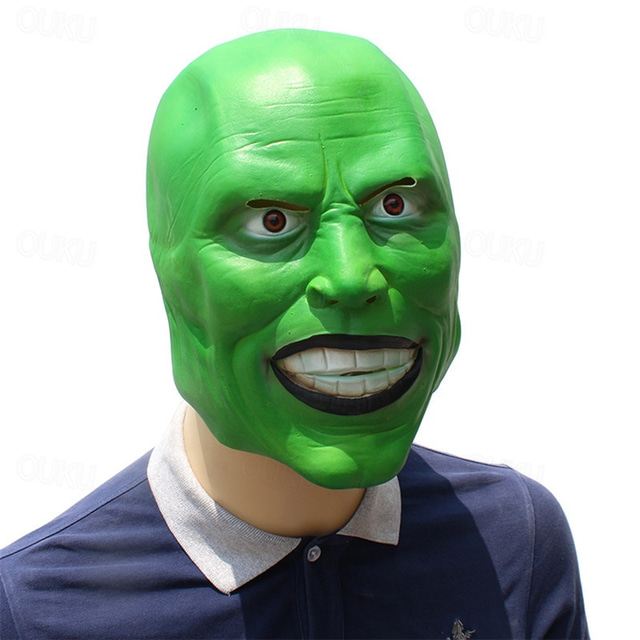 Jacoby Mask Jekyll In Disguise Jim Carrey Mask Halloween Latex Cosplay Christmas ...