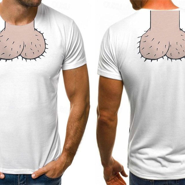  Funny Jokes Man T-shirt Anime Cartoon Anime 3D Classic Street Style For Couple's Men's Women's Adults' 3D Print