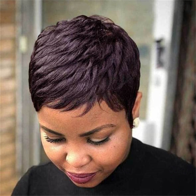  capelli corti pixie cut parrucche parrucca corta afroamericana acconciature femminili