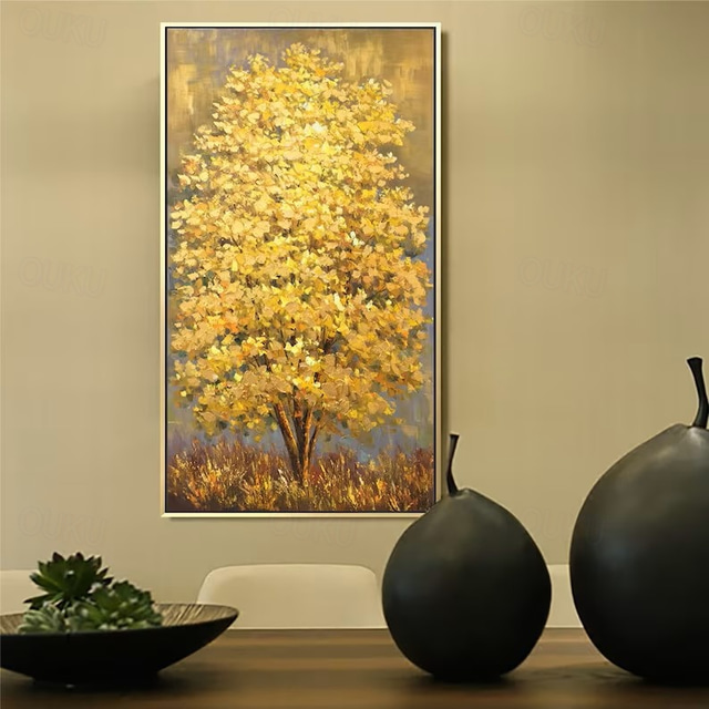  Oil Painting Hand Painted Horizontal Abstract Landscape Modern Rolled Canvas (No Frame)