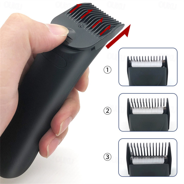  Men's Electric Groin Hair Trimmer Pubic Hair Removal Intimate Areas Body Grooming Clipper Epilator Rechargeable Shaver Razor