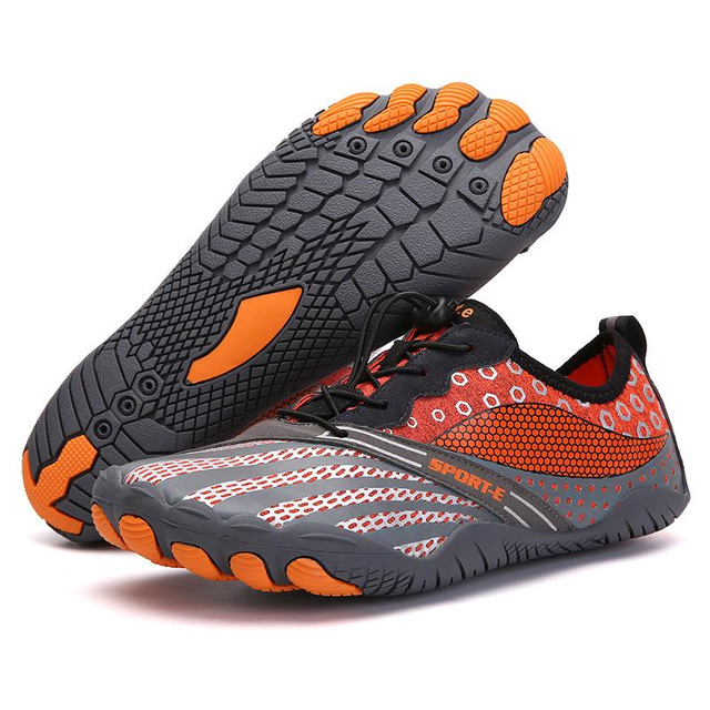  Men's Women's Water Shoes Barefoot Anti-Slip Breathable Lightweight Durable Swim Shoes for Swimming Diving Surfing Beach