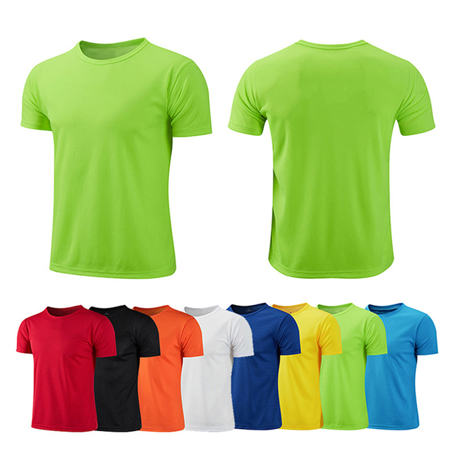  Homens Camiseta Camisas antiumidade T-shirt Tecido Gola Redonda Rua Férias Manga Curta Roupa Básico Designer Contemporâneo Moderno