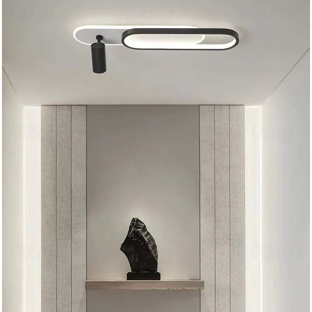  plafoniera led 80/100 cm forme geometriche luci da incasso lega di alluminio stile moderno eleganti finiture verniciate led moderno 220-240v